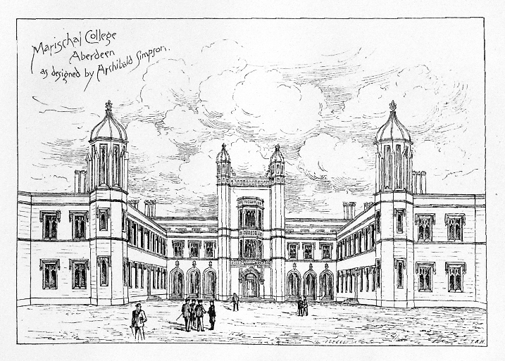 Marischal College in 1859